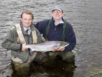 Highland Salmon fishing on river spey